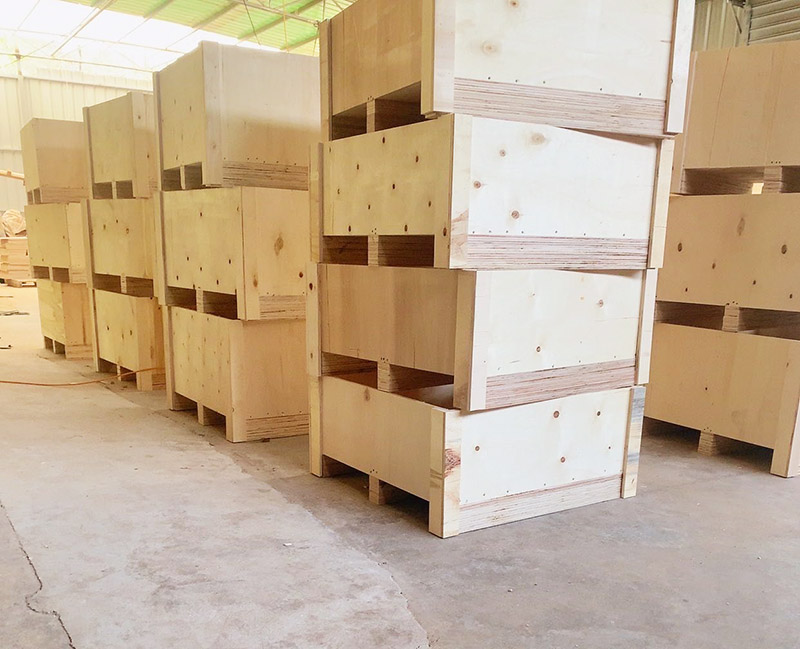 進口木材放置區